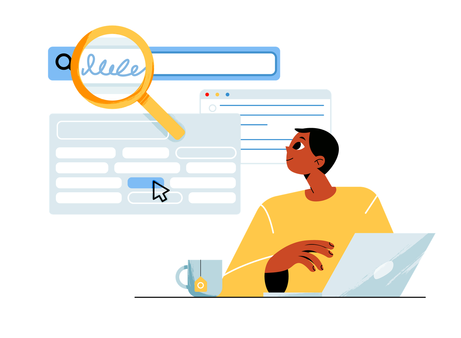 SEO Services Visual